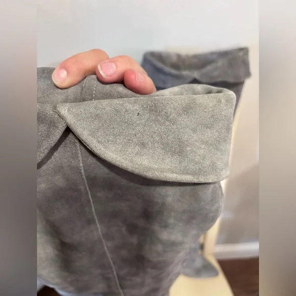 IRO Groove Boots Elegant Gray Over-the-Knee Boots size 39 - Picture 9 of 13